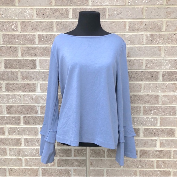 Banana Republic Double Bell Sleeve Top - Picture 2 of 6